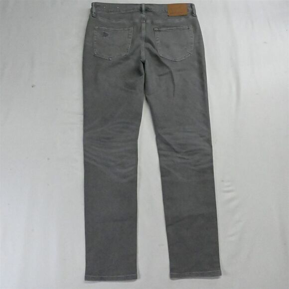 American Eagle 32‎ x 32 Skinny Gray Destroyed Next Level Flex Denim Mens Jeans - Picture 9 of 9